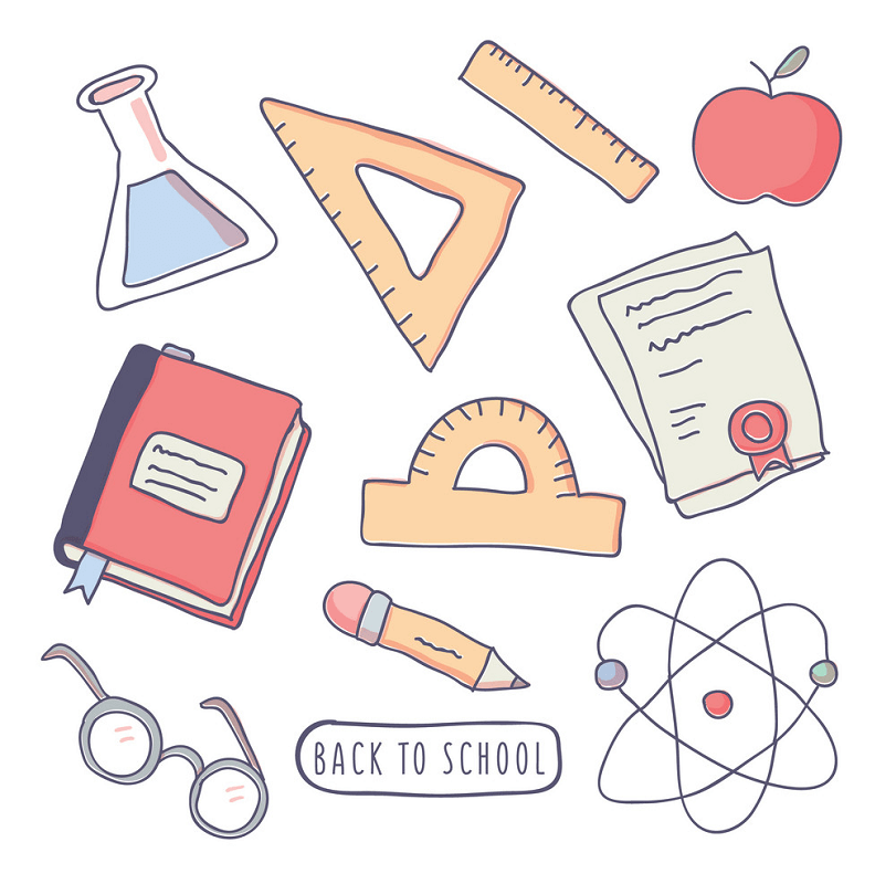 Back to School Supplies clipart