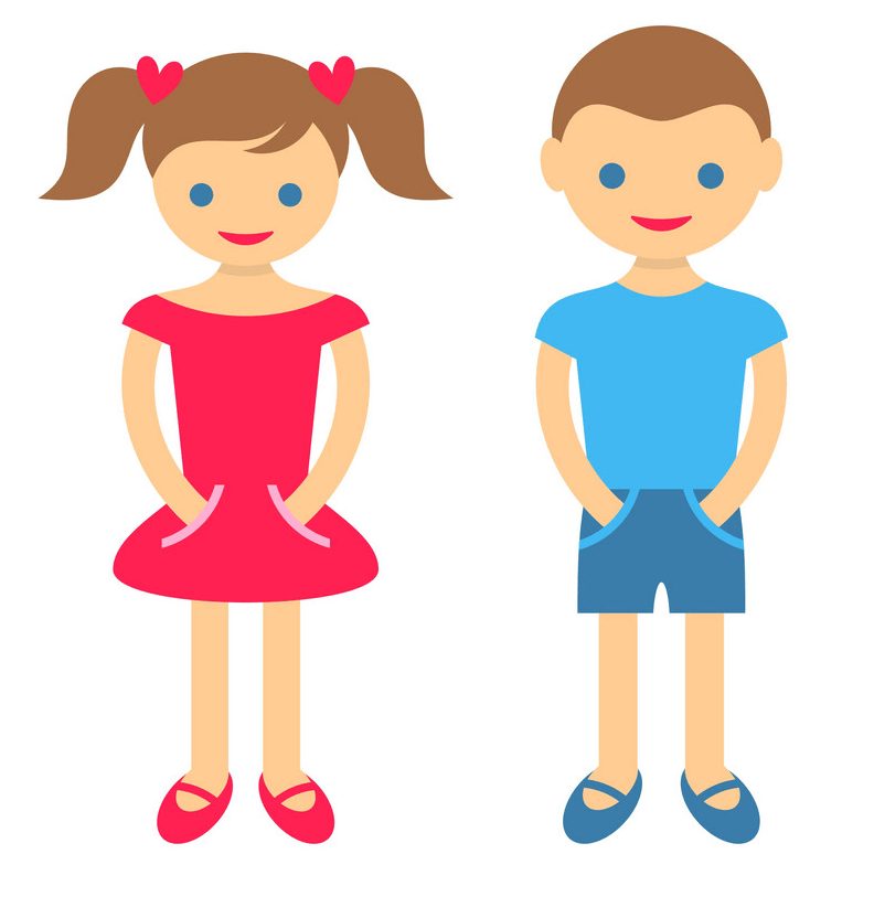 Boy and Girl clipart 2