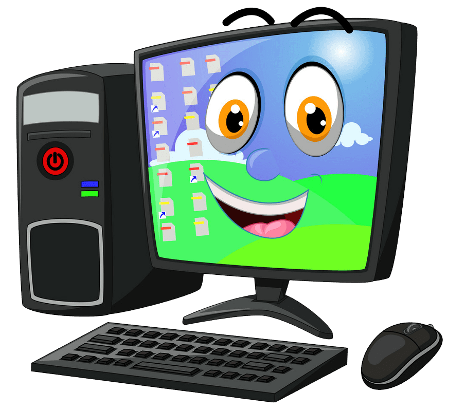 Cartoon Computer clipart transparent