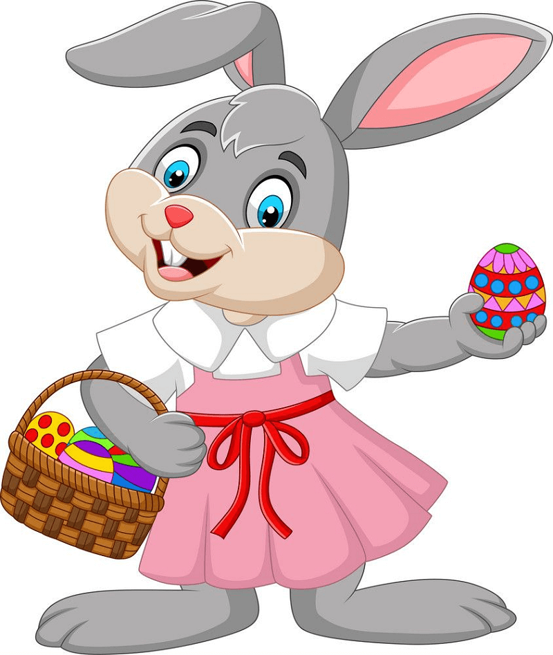 Cartoon Easter Bunny clipart
