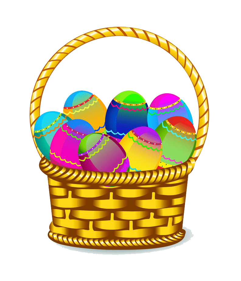 Clipart Easter Basket transparent free