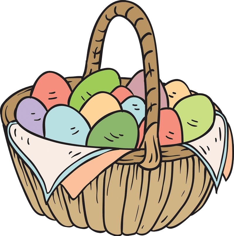 Clipart Easter Basket transparent png