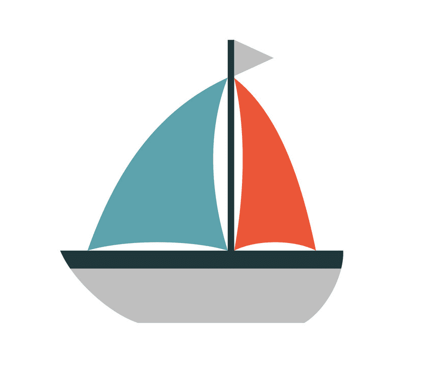 Clipart Sailboat Icon