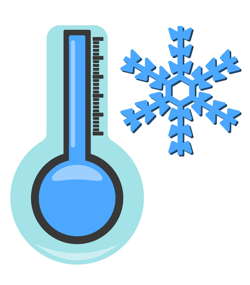 Cold Thermometer clipart png