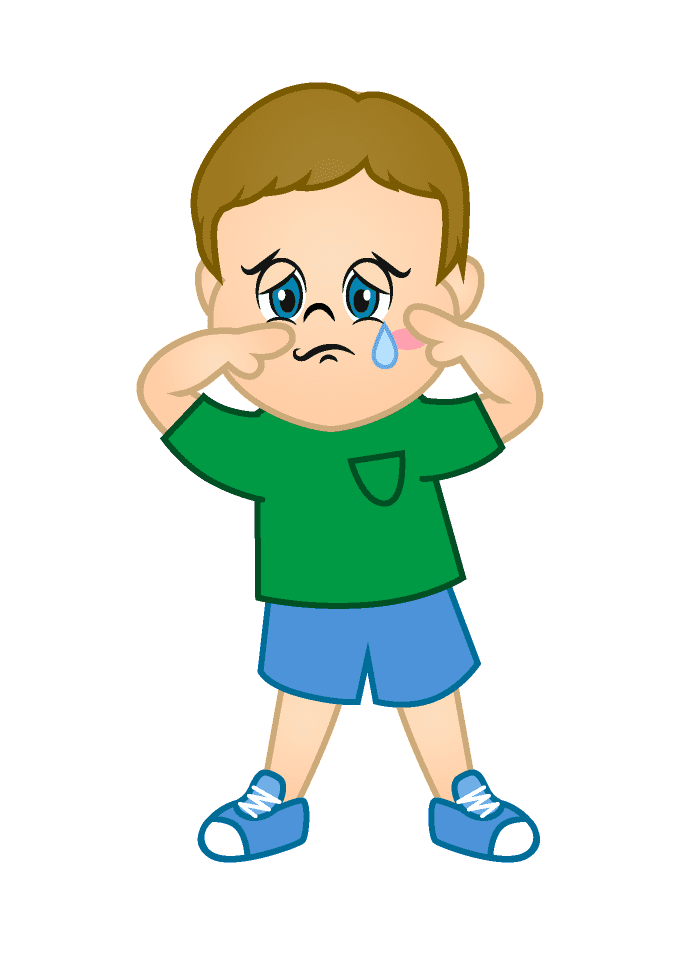Crying Boy clipart