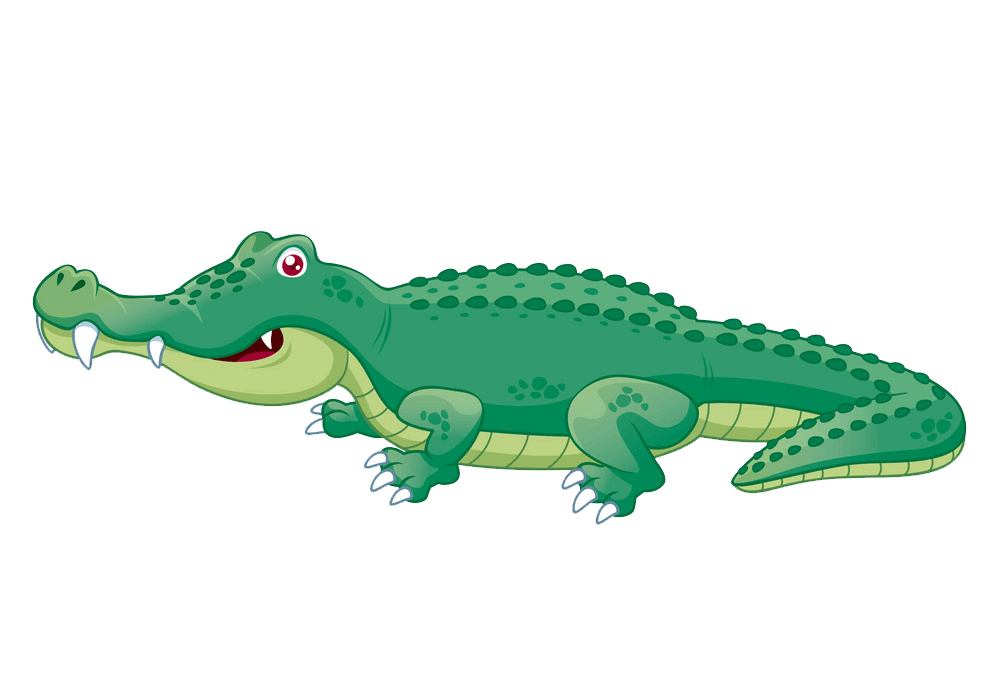 Cute Alligator clipart transparent 3