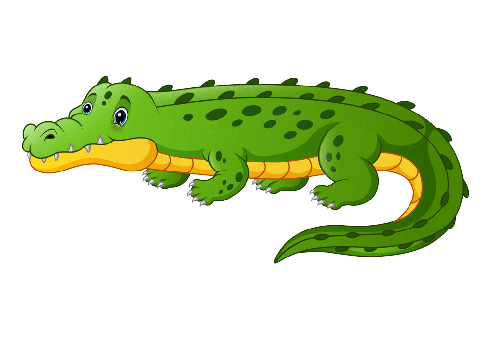 Cute Alligator clipart transparent 5