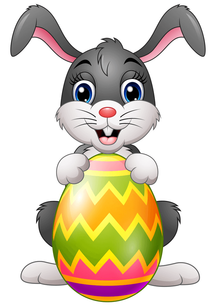 Cute Easter Bunny clipart free