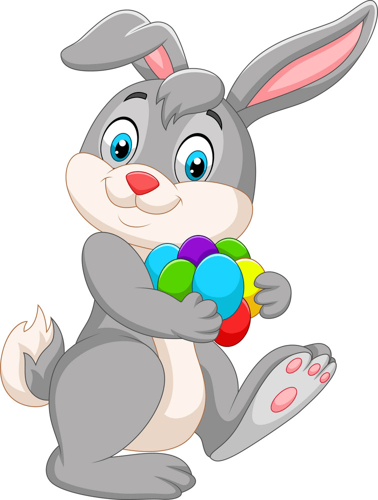 Cute Easter Bunny clipart png