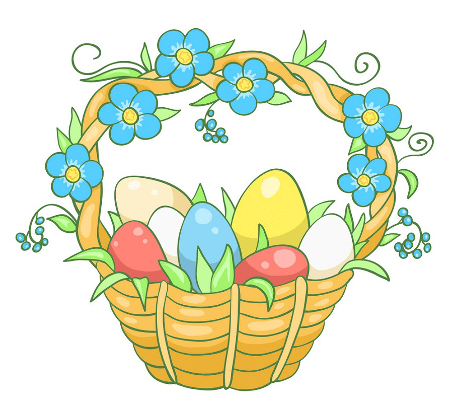 Easter Basket clipart 1