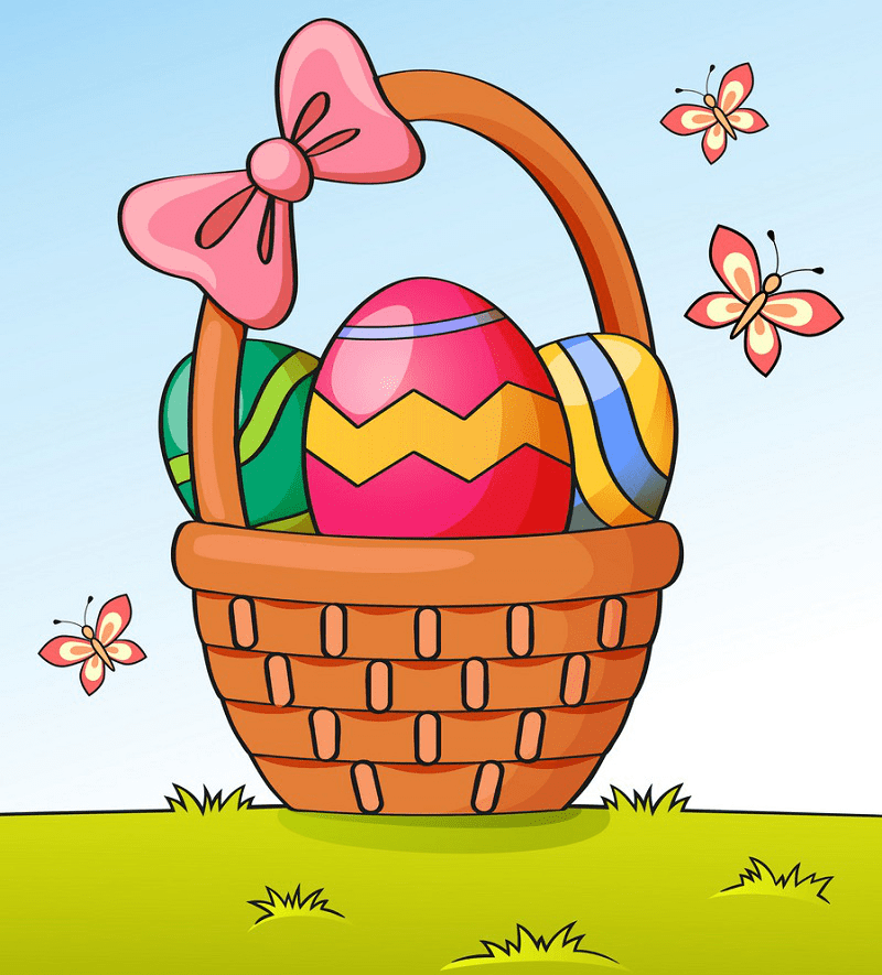 Easter Basket clipart 7