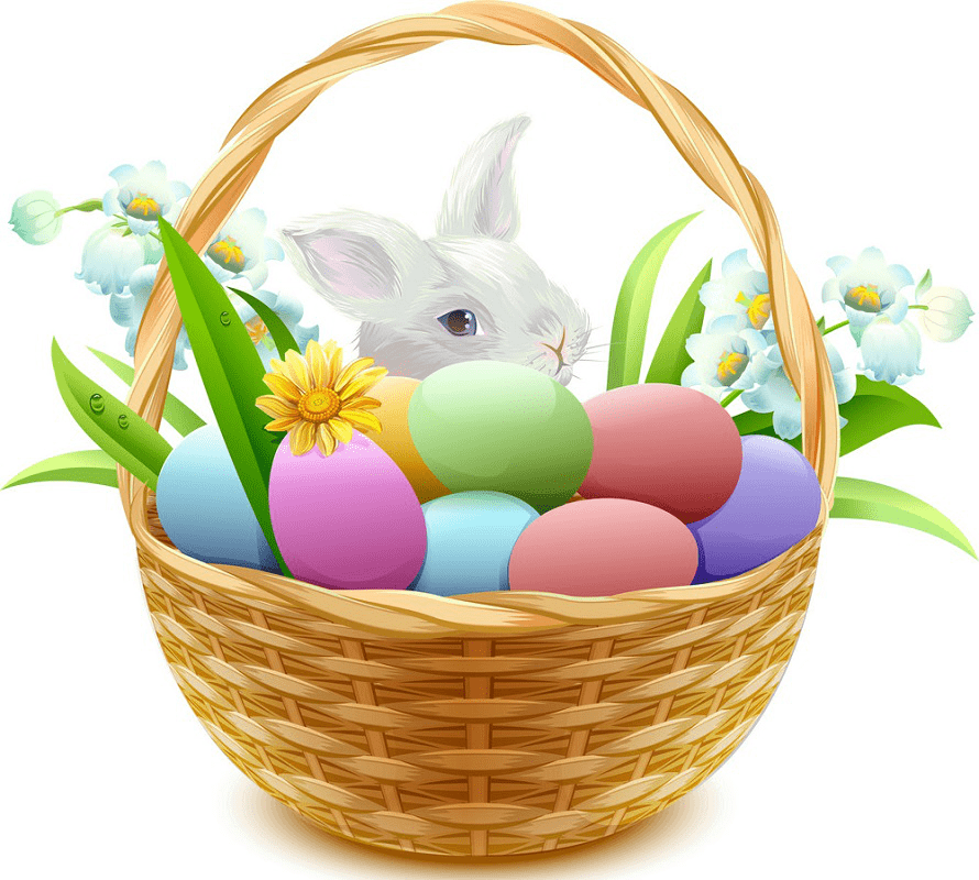 Easter Basket clipart free 1