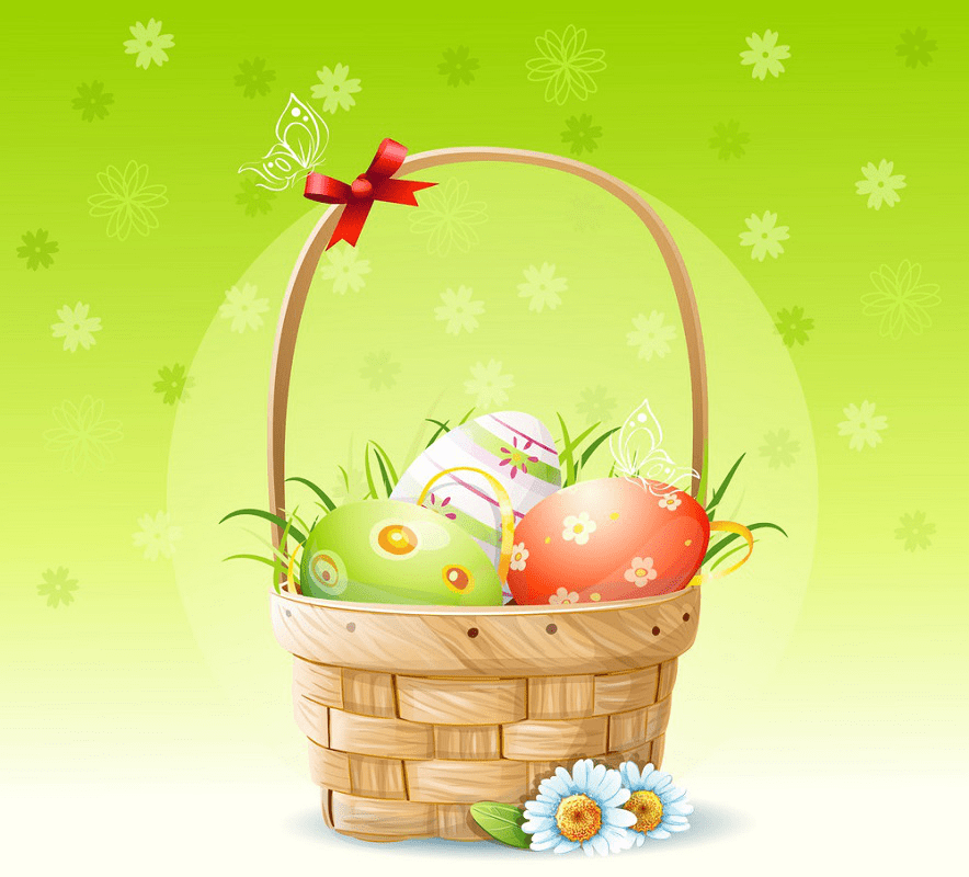 Easter Basket clipart free 2