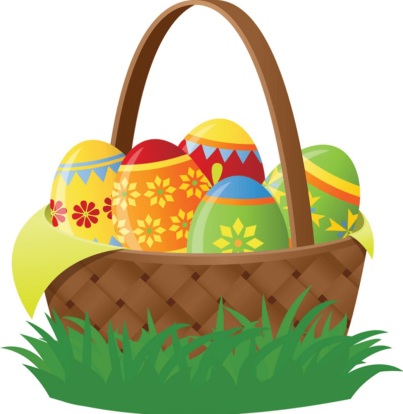Easter Basket clipart free