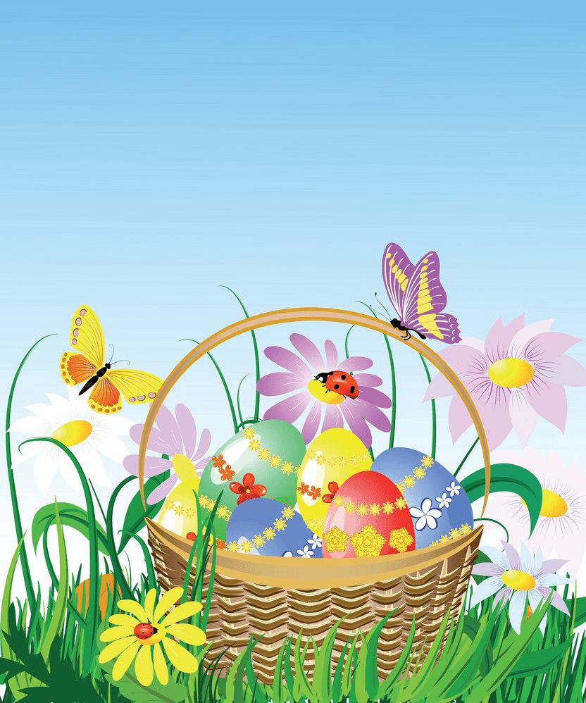 Easter Basket clipart image