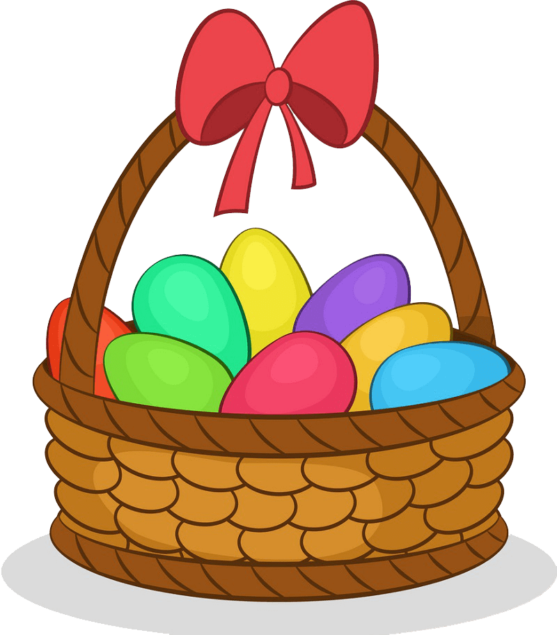 Easter Basket clipart transparent