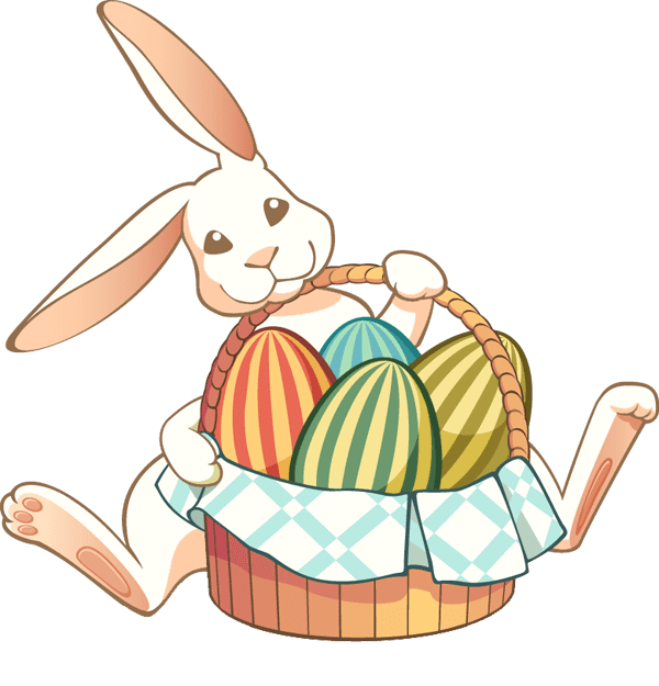 Easter Rabbit clipart transparent free