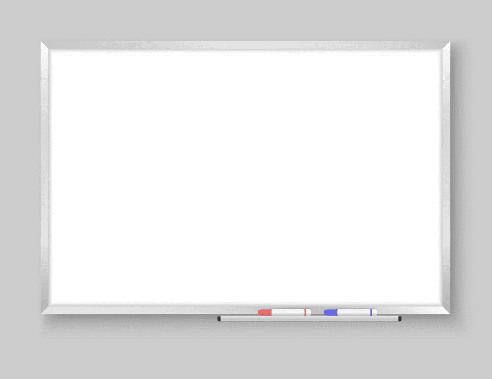 Empty Whiteboard clipart png