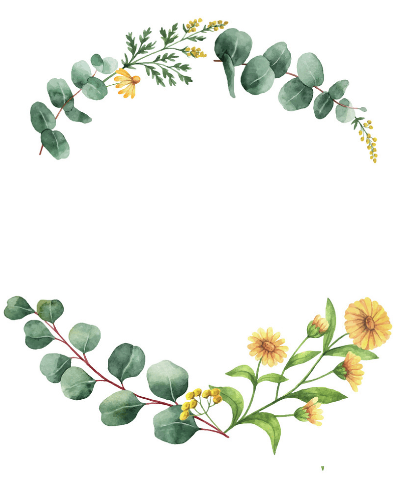 Eucalyptus Wreath clipart