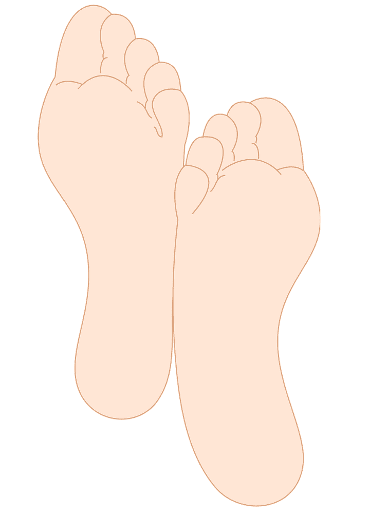 Feet clipart 6