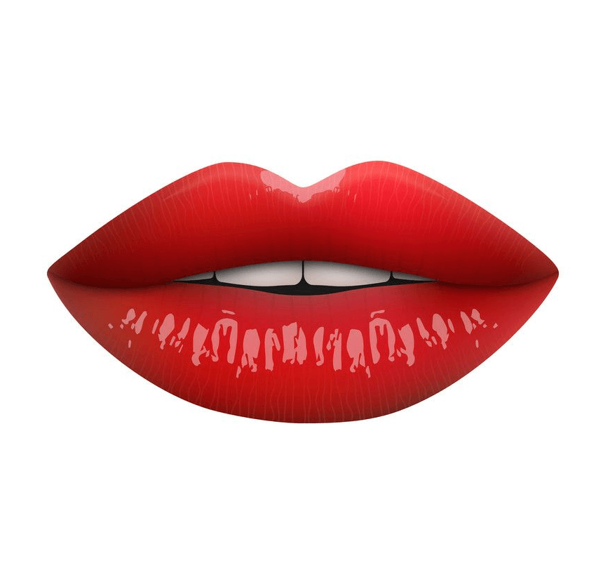Female Red Lips clipart