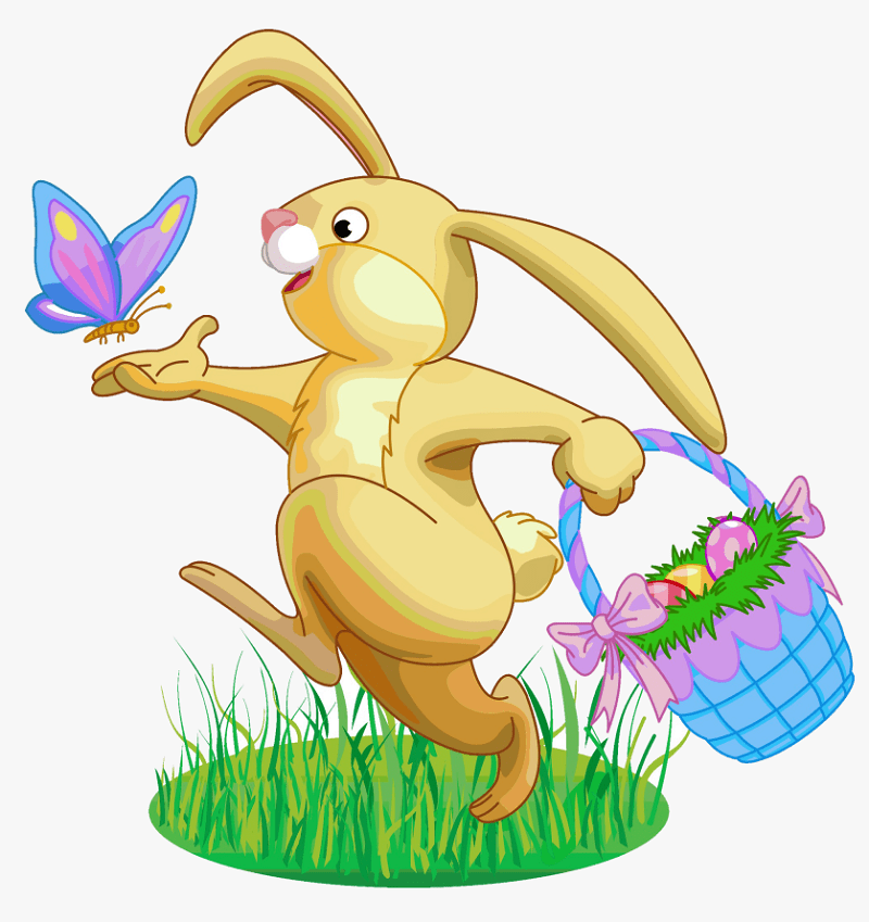 Free Easter Rabbit clipart png