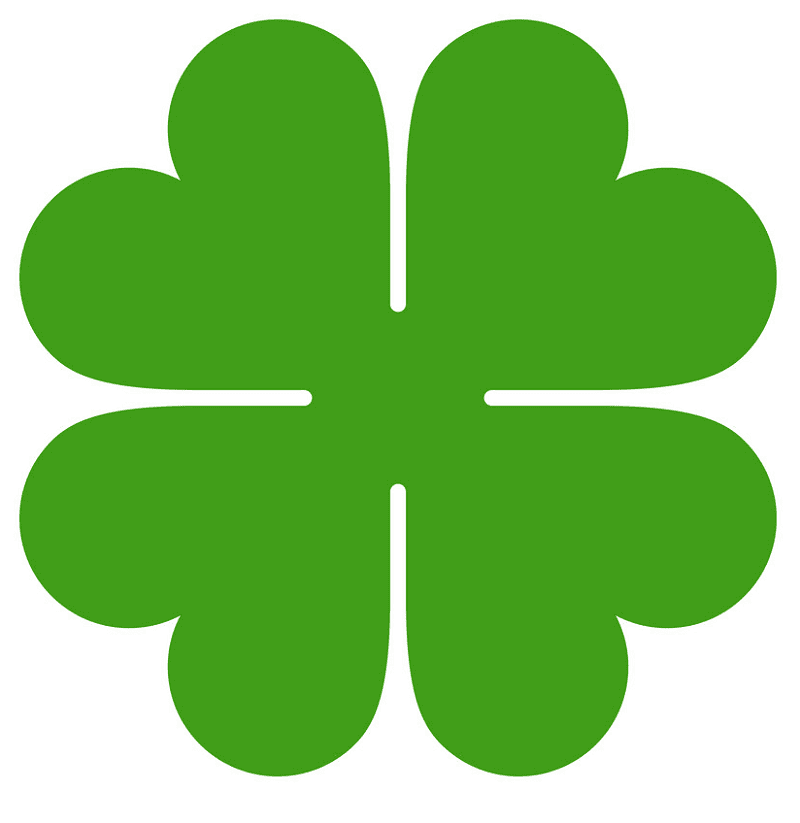 Free Four Leaf Clover clipart png