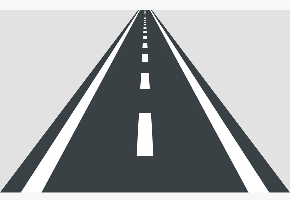 Free Straight Road clipart