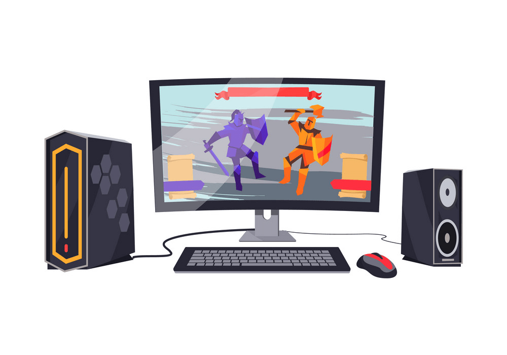Gaming Computer clipart
