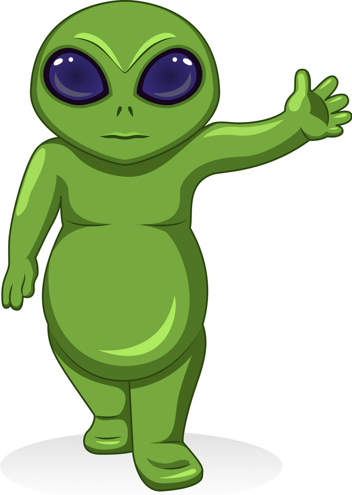 Green Alien clipart