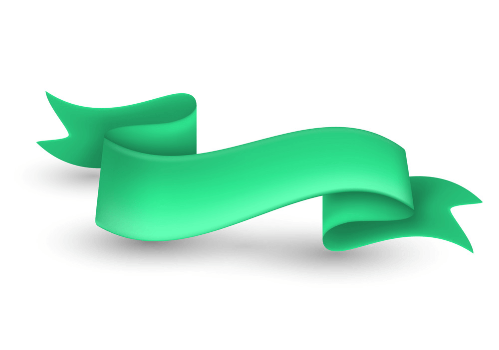Green Ribbon Banner clipart