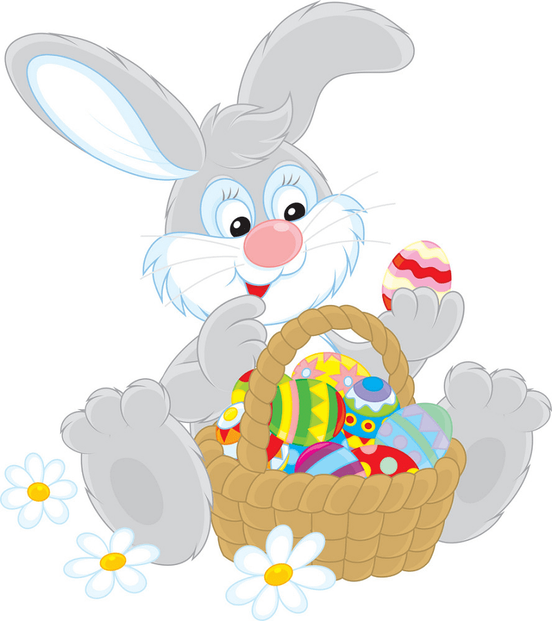 Happy Easter Rabbit clipart
