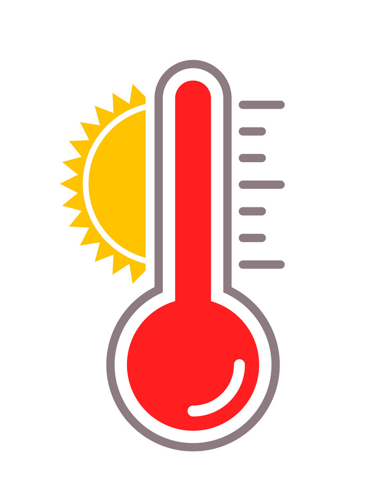 Hot Thermometer clipart png