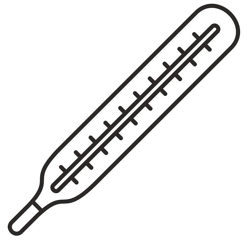 Icon Thermometer clipart