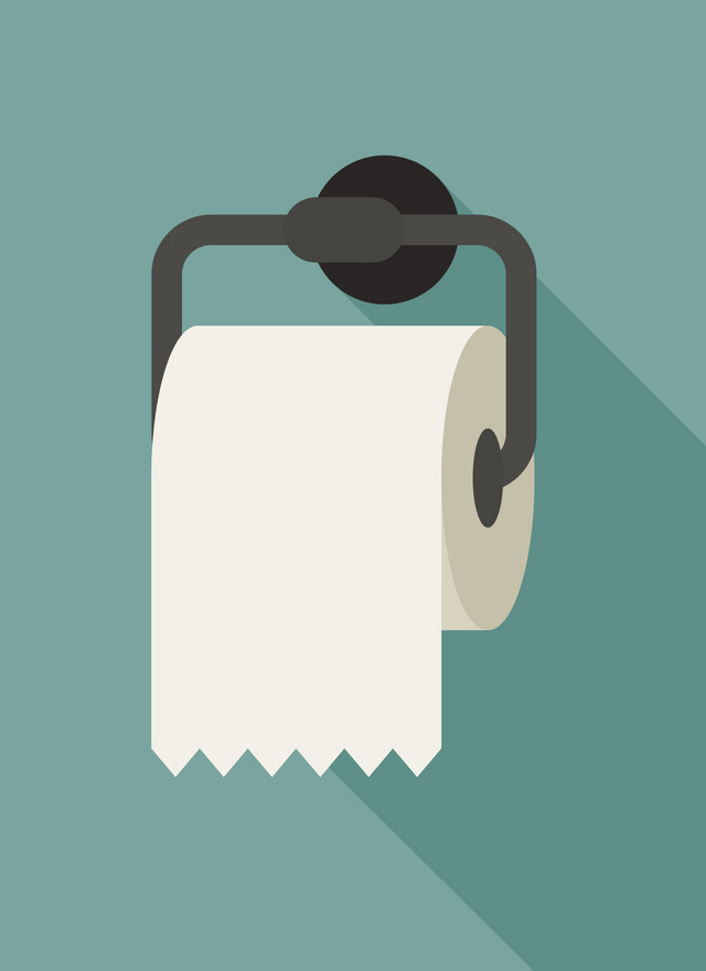 Icon Toilet Paper clipart