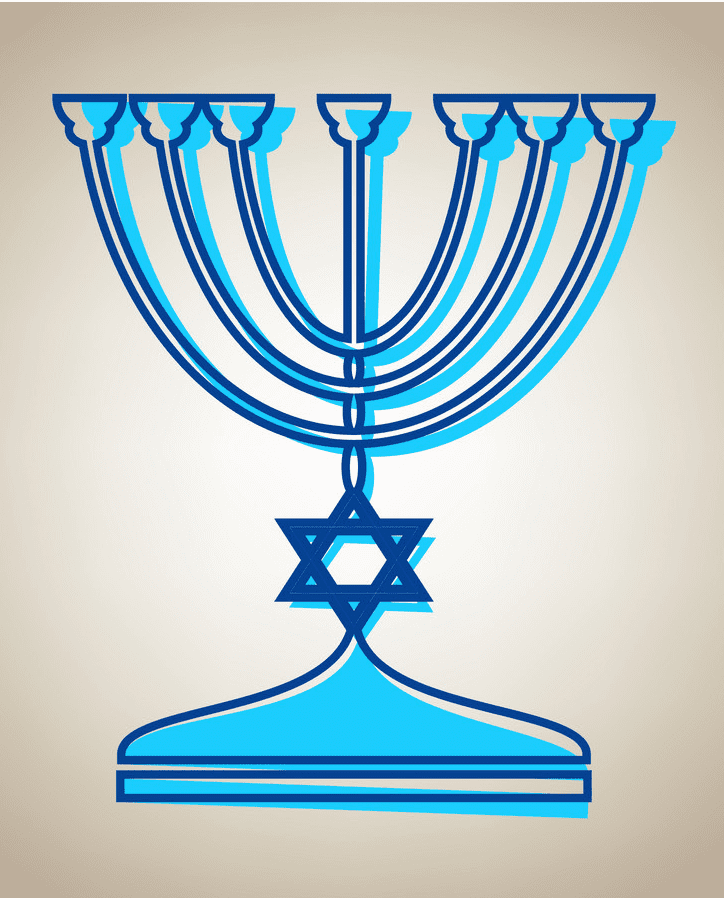 Jewish Menorah clipart free