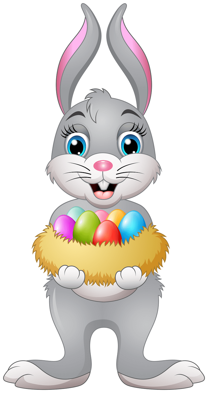 Lovely Easter Rabbit clipart free