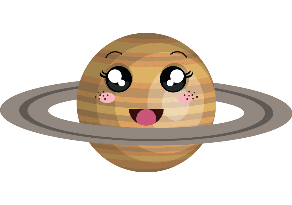 Lovely Saturn Planet clipart