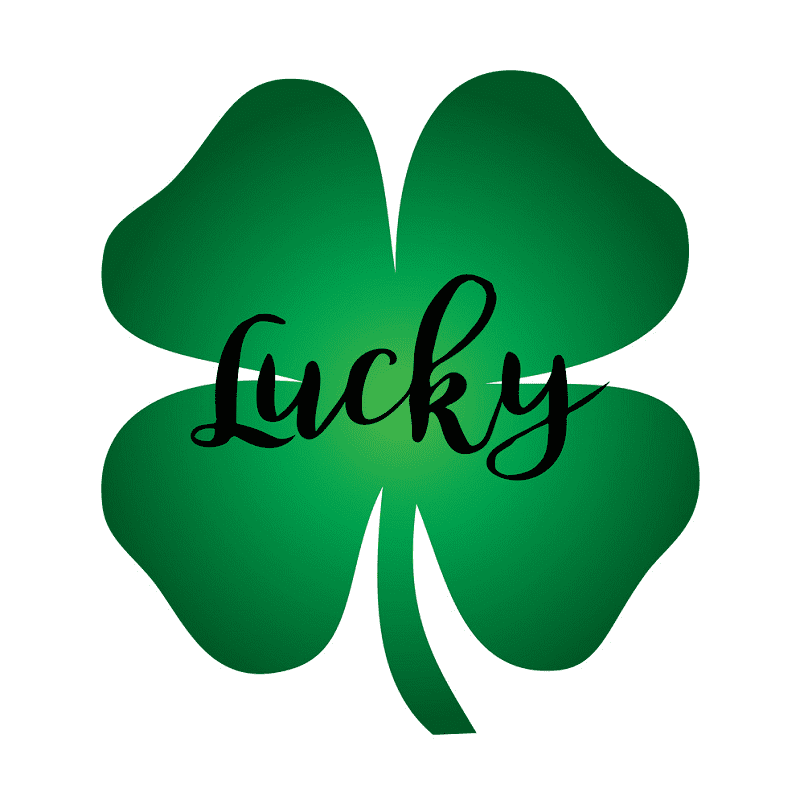 Lucky Four Leaf Clover clipart free