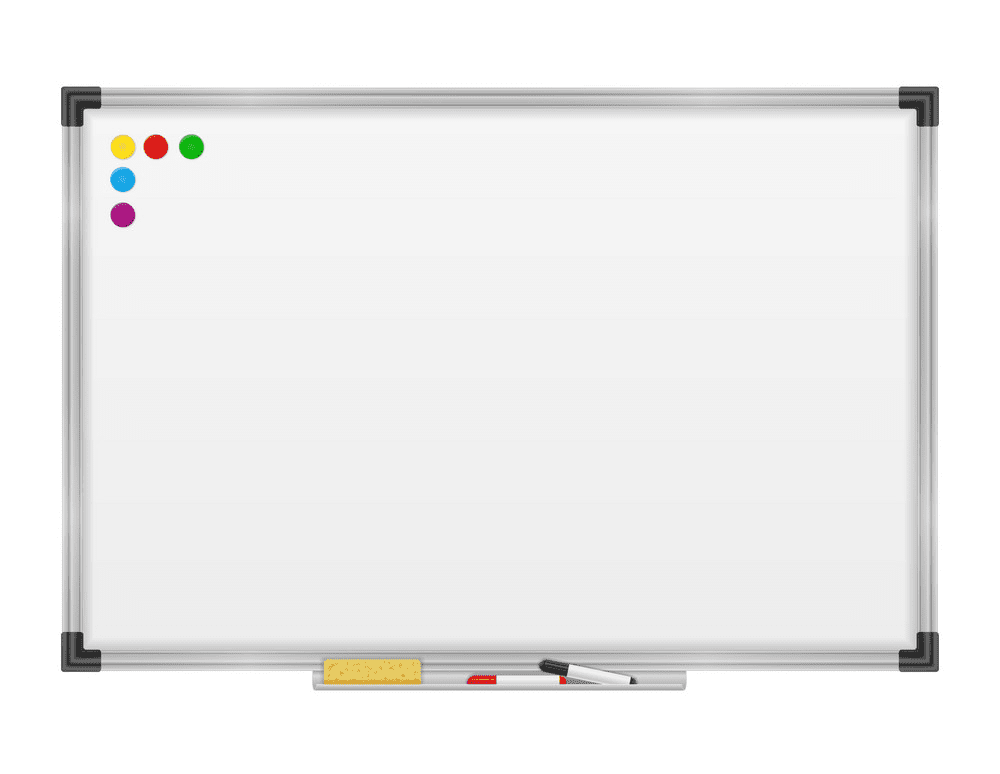 Magnetic Whiteboard clipart free