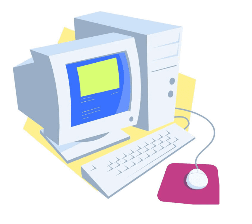 Old Computer clipart free