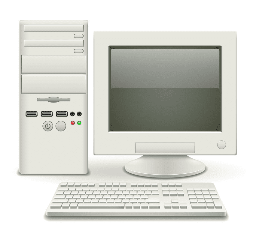 Old Computer clipart image