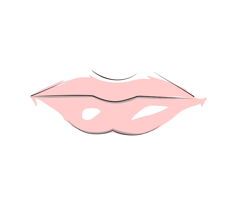 Pink Lips clipart free