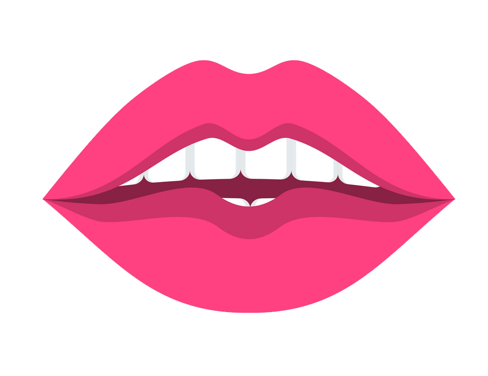 Pink Lips clipart transparent