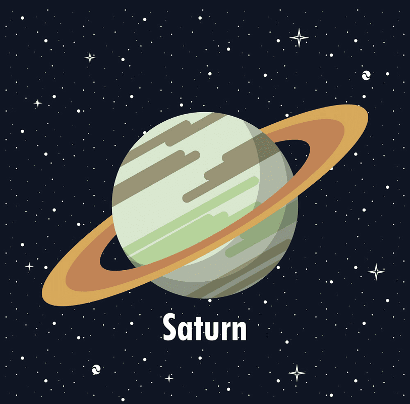 Planet Saturn clipart 1