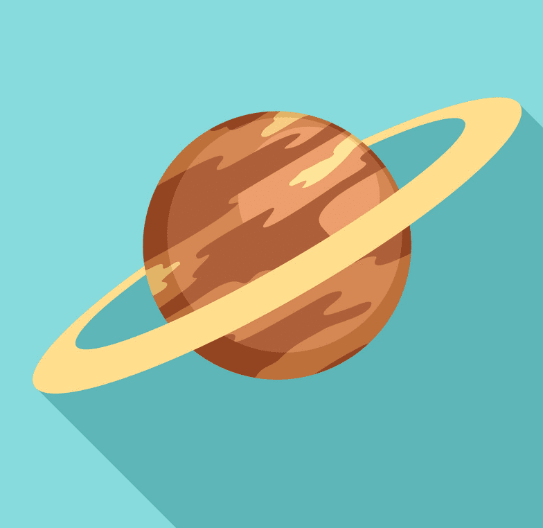 Planet Saturn clipart 2