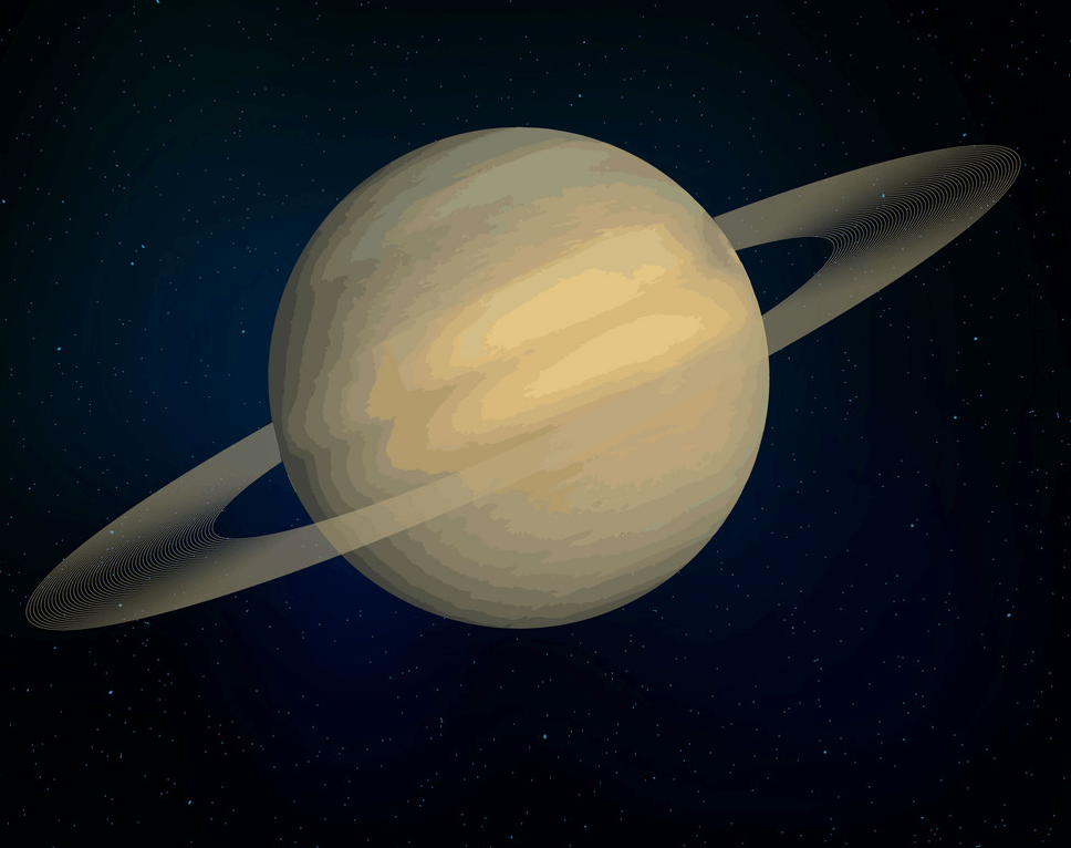 Planet Saturn clipart free
