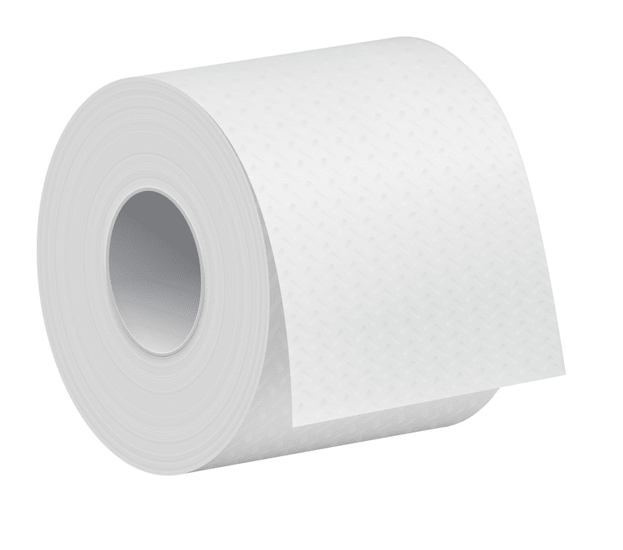 Realistic Toilet Paper clipart png