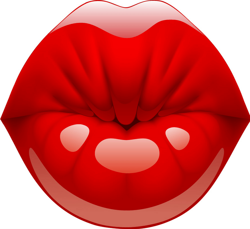 Red Lips clipart 1