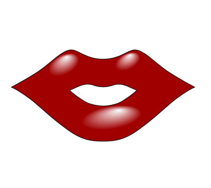 Red Lips clipart 5